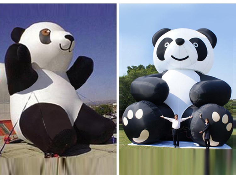 吉阳充气熊猫展示